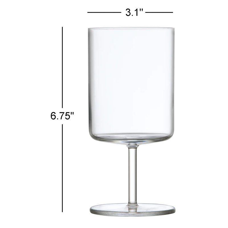 Modo 14.9 oz. Crystal Drinking Glass