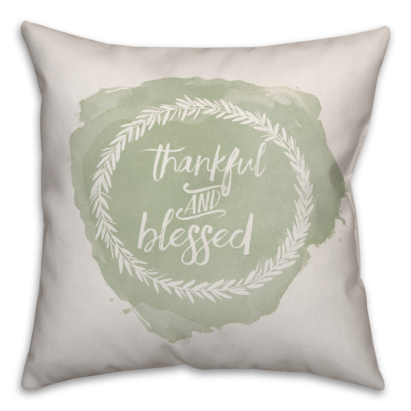  Coussin Thankful and Blessed