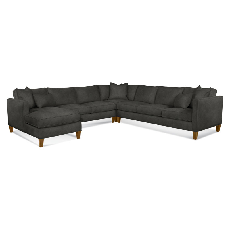 Sectional, Havana, Left Hand Facing, Brown Geometric, 0456-33
