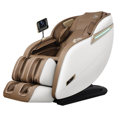 Fauteuil de massage MassaMAX MD906, inclinable sans gravité, Shiatsu SL Track, chauffage, coussins d'air pour tout le corps, massage des pieds et des mollets
