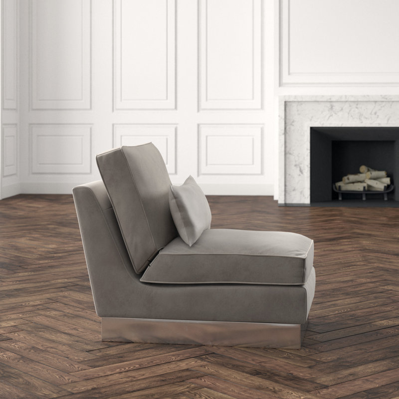 Oakland Leather Slipper Chair