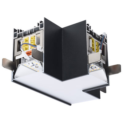 Momentum - T-Connector for LED Linear System - Black Finish