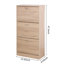 Armoire de rangement à 3 chaussures - support en bois pour le vestibule. Le panneau de particules, la finition lisse, les tiroirs à 2 couches, rehausse l'apparence du vestibule 3 avec son organisateur à 3 tiroirs. Fabrication de planches, chaussures spacieuses et quotidienne