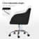 Vernese Modern Velvet Task Chair with Tufted Back