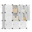 9 Pair Stackable Shoe Storage Cabinet-445785966