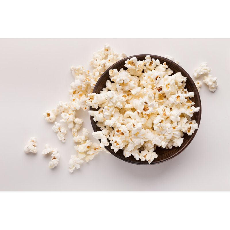Popcorn Bowl by Prostock-Studio - Wrapped Canvas Print, 30cm H x 46cm W x 3.8cm D
