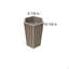 Pot à fleurs Hexagon Colonne SM - Brun moyen-859751769-859751771