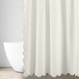 Antalya Solid Color Shower Curtain