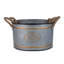 Ensemble de 3 pots décoratifs en métal Huxley