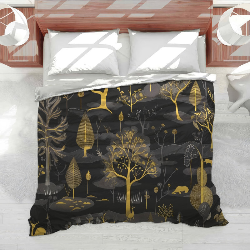 Woodland Nature Cotton Blend Comforter, Twin Comforter