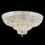 Petit Crystal Deluxe 21 Light 30.5in x 15.5in Flush Mount in Polished Gold with Clear Radiance Crystals-2137880371-2137880373