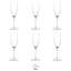 Liana 220ml Handmade Crystal Flute Set