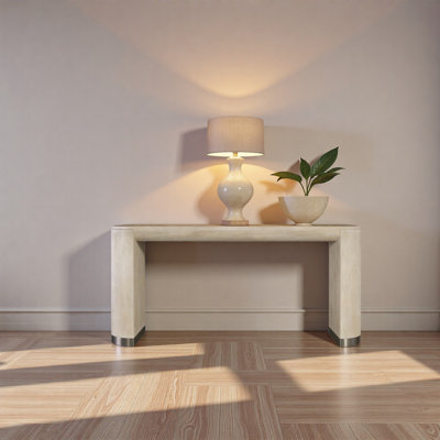 Modern Wood Console Table Entryway