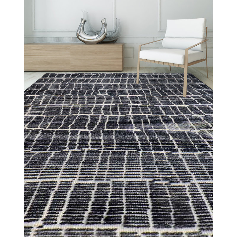Geometric Area Rug, Rectangle 9' x 12'