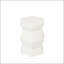 Tabouret de bar en céramique émaillée 13 po x 16,75 po - Table d'appoint intérieure / extérieure - Tabouret de jardin décoratif