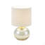 Lampe de table en verre métallique Saxony