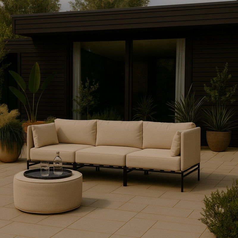 ANDY SOFA 3 SEATER, Dolce beige