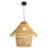 1 - Light Coastal Wicker Hanging Lamp-533732983