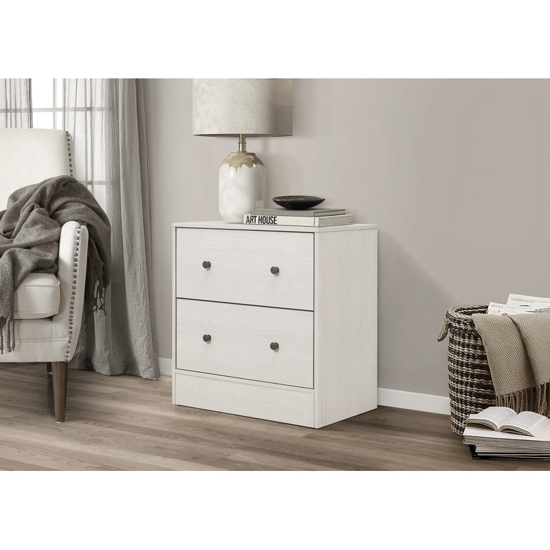 Arshia 21.7'' W Nightstand, Grayish Beige