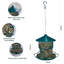 Argene Metal Hanging Hopper Bird Feeder