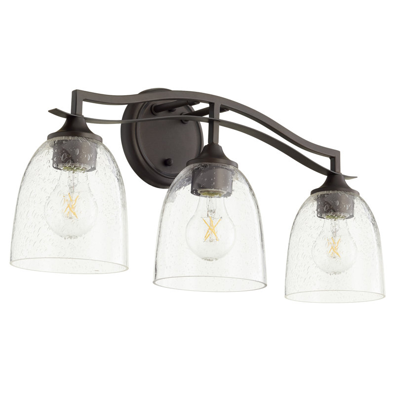 éclairage pour meuble-lavabo variable 3 lumières à intensité  Culver, Bronze huilé