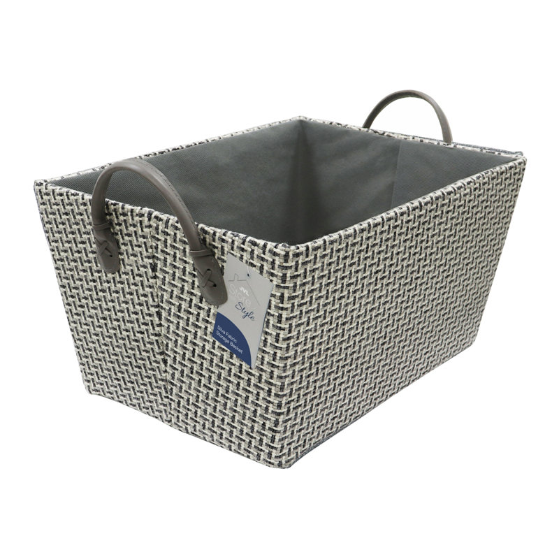 JVL Fabric Decorative Basket