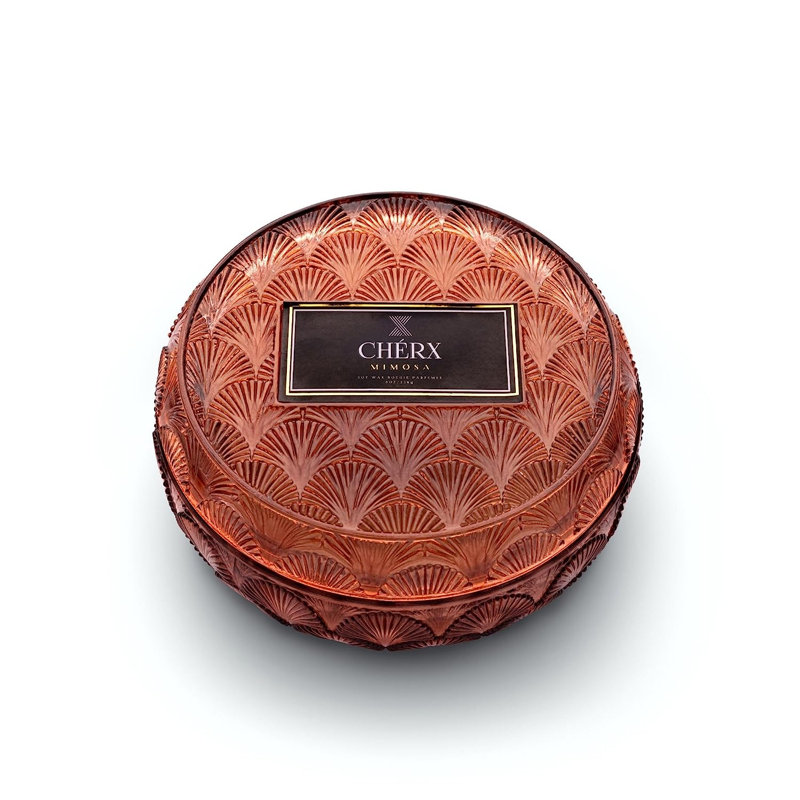 Bougie parfumée Berry Ice, Jaune