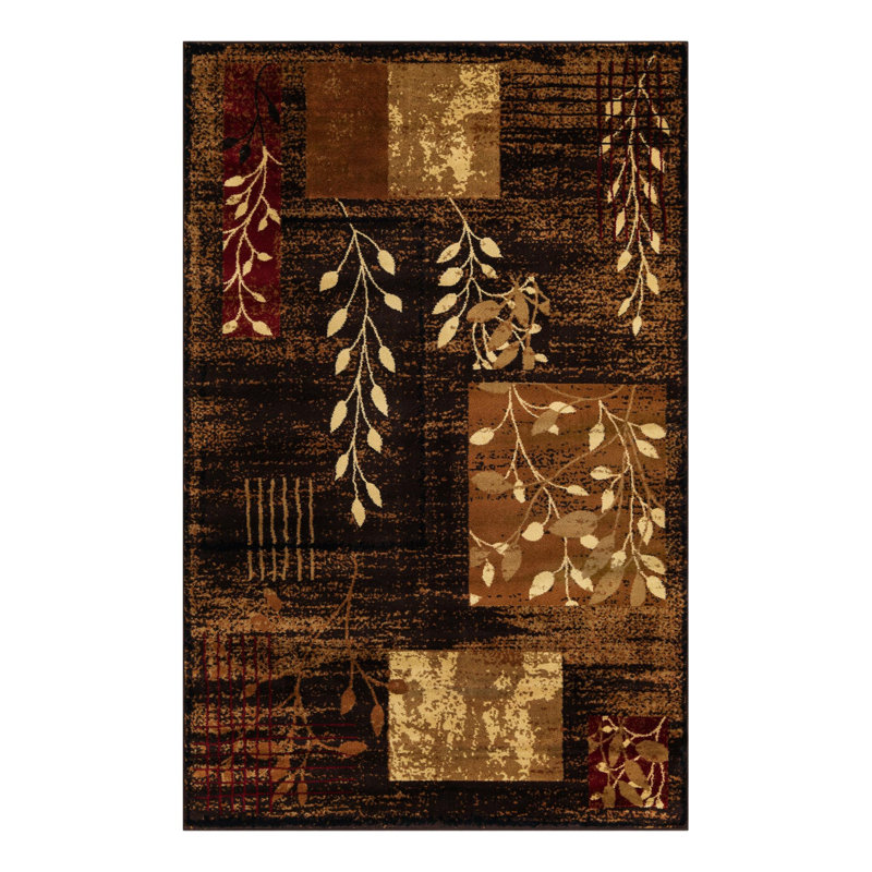 Performance Floral Indoor Rug, Rectangle 5'3" x 8'