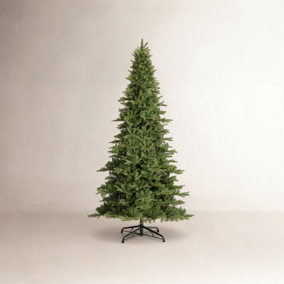 Mcdaniel Vibrant Evergreen Fir Pre-Lit Green Full Fir Artificial Christmas Tree with Lights