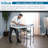 58.5'' x 36.75'' Foldable Craft Table