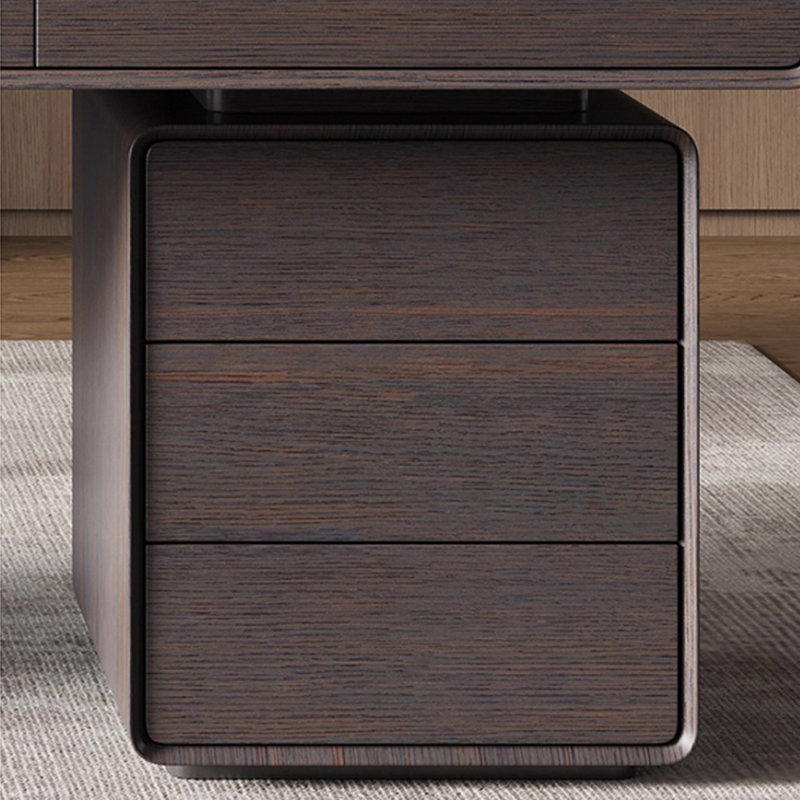 Bureau moderne en bois massif italien: design épuré, H 29,5 po x l 86,6 po x P 31,5 po