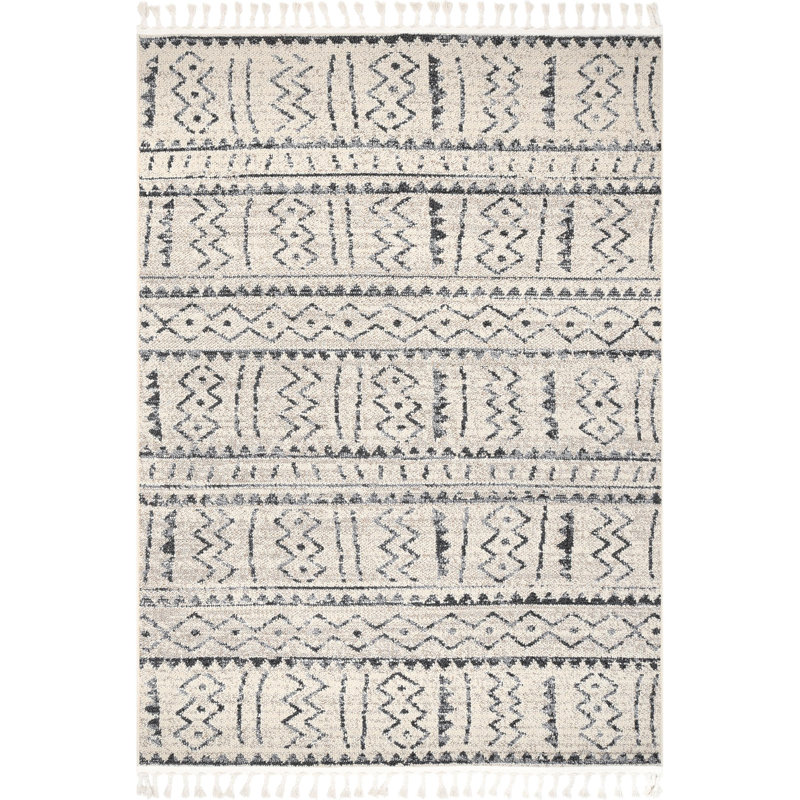 Tapis ivoire style Sud-Ouest, Rectangle 4 pi x 6 pi