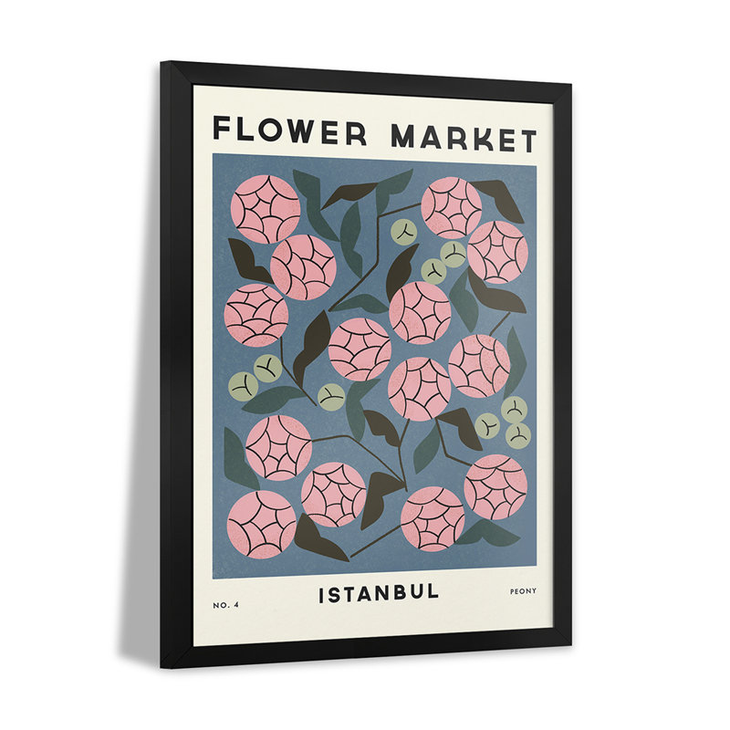 Affiches encadrées Premium Flower Market IV, H 24 po x l 16 po