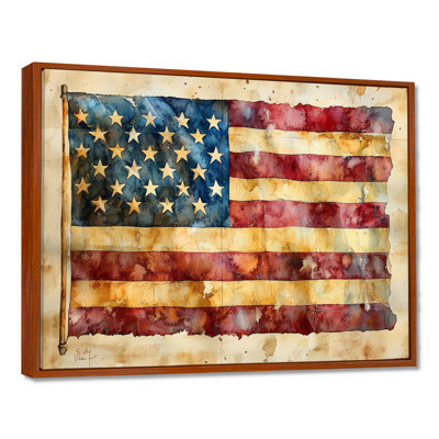 Ratification Of The Bill Of Rights Usa Flag II - USA Large Wall Art