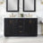 Gazsi 60" Double Bathroom Vanity Set With Grain White Engineered Stone Countertop Without Mirror-2064781189