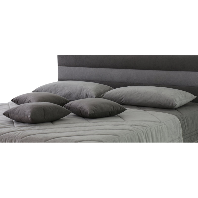 Darla 5 Piece Pillow Set, Grey/Anthracite