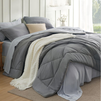 Best Seller Bedsure Comforter Set Reversible Bedding for All Seasons-89GSM
