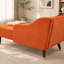 Chaise longue moderne avec revêtement en velours et confort luxueux, parfaite pour une décoration intérieure élégante
