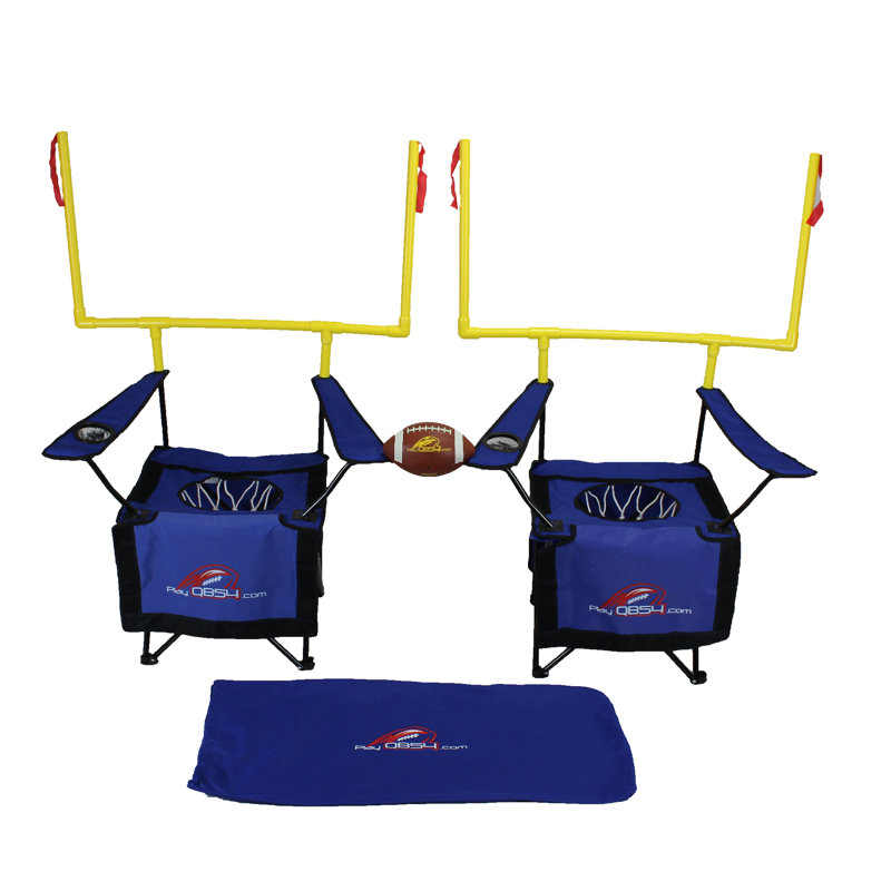 Chaise pliante en pvc nfl, Bleu