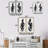 And Minimal Woman Silhouette I - Abstract Shapes Wall Art 2 Pieces Set-40264397-40264240