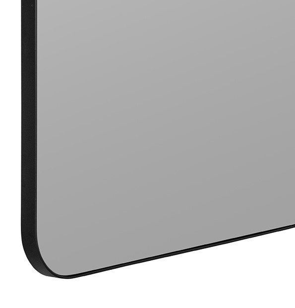 Frida Rectangle Mirror, Black