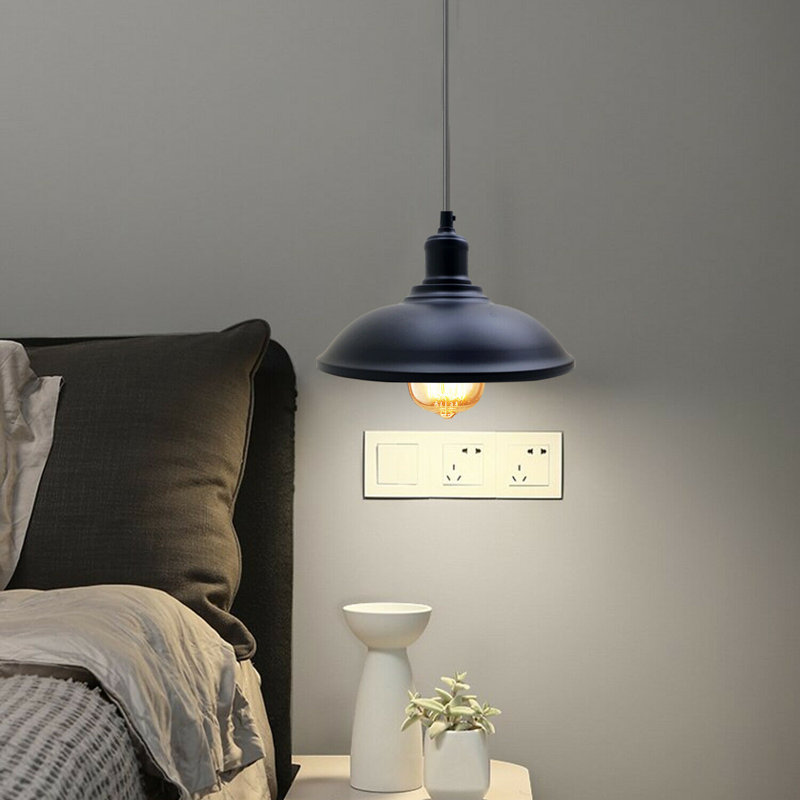 Colusa 1 - Light Dome Pendant, Black