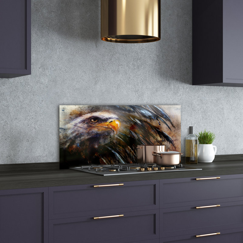 Fredi 50cm W x 100cm L Glass Peel and Stick Panel
