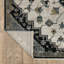 Tapis oriental bleu / gris Edgette-9110348
