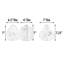 Ensemble de 3 petits vases Chaun