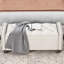 Banc de rangement rembourré en velours Maxxton-1781864038