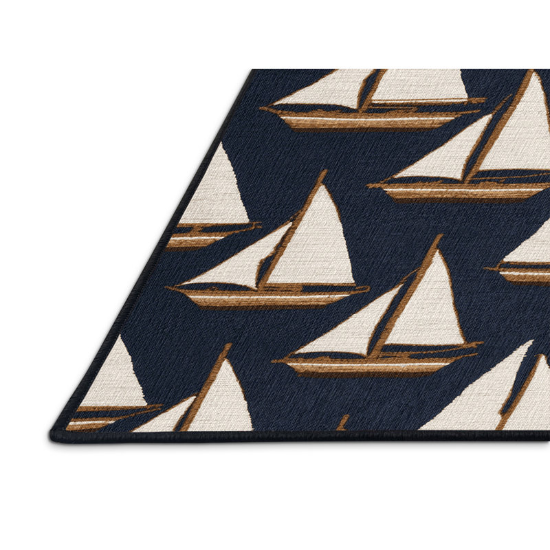 Tapis nautique lavable pour voiliers, Rectangle 7 pi x 9 pi
