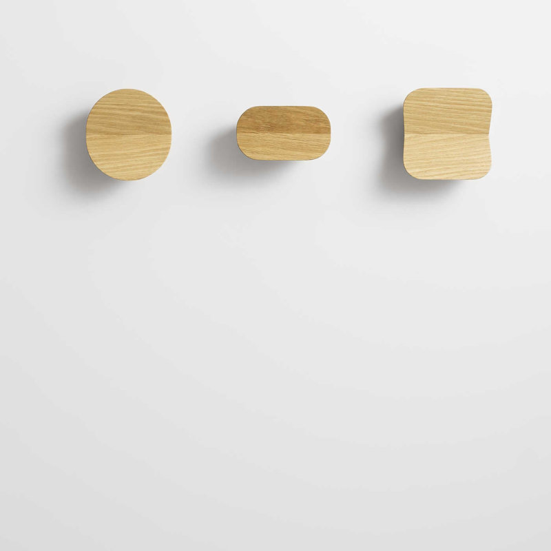 Uphold Wall Hook, White Oak