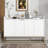 Joshveer Modern Sideboard Elegant Buffet Cabinet with Large Storage Space for Dining Room, Entryway-727532445