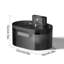 Distributeur d'eau automatique à pile à capteur infrarouge, 9,06 x 5,91 x 5,91 po, noir